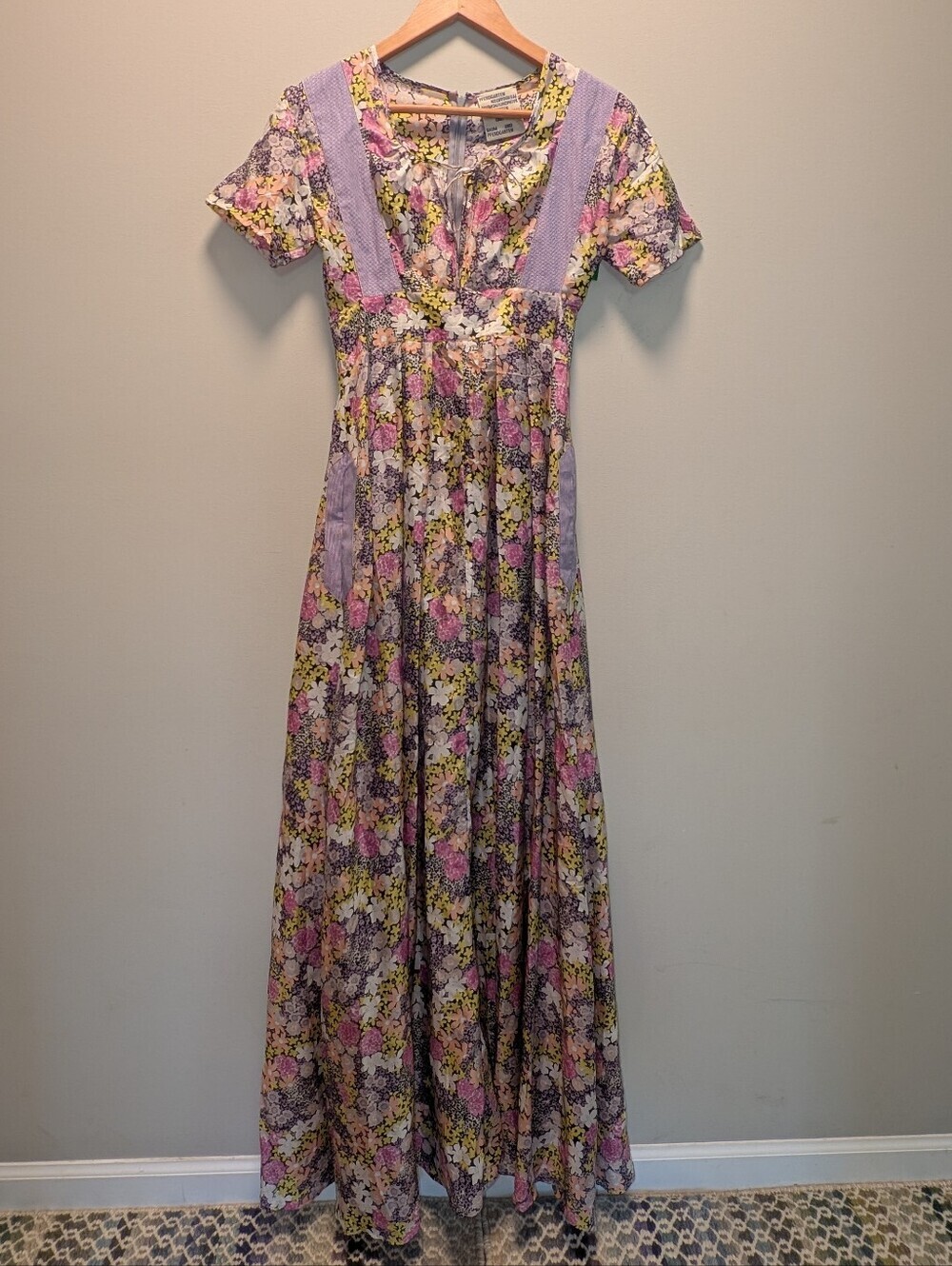 Baum und Pferdgarten 100% Silk Floral Maxi Dress EU 34 US 2